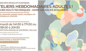 atelier BLOoM - Cours d'art adultes - Multi-techniques
