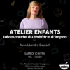 Stage d’impro enfants - initiation (8-11ans)